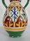 Polychrome Vase aus emailliertem Steingut, Nabeul, 1920 9