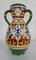 Polychrome Vase aus emailliertem Steingut, Nabeul, 1920 21
