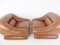 Italian Leather Lounge Chairs, 1970s, Set of 2 8