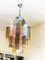 Lámpara de araña Trunks multicolor de cristal de Murano, Imagen 4