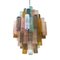 Lámpara de araña Trunks multicolor de cristal de Murano, Imagen 1