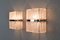 Mid-Century Modern Textured Crystal Sconces and Chandelier from Kaiser Leuchten, Germany, 1960s, Set of 3, Image 16