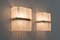 Mid-Century Modern Textured Crystal Sconces and Chandelier from Kaiser Leuchten, Germany, 1960s, Set of 3 17