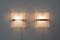 Mid-Century Modern Textured Crystal Sconces and Chandelier from Kaiser Leuchten, Germany, 1960s, Set of 3, Image 15