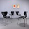 Leather Model S35 Chairs from Wilde & Spieth, Germany, 1960s, Set of 4 2