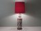 Large Table Lamp with Handmade Custom Lampshade, Image 2