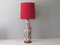Large Table Lamp with Handmade Custom Lampshade, Image 1