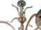 Lámpara de araña veneciana de cristal de Murano, años 40, Imagen 8