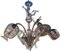 Lámpara de araña veneciana de cristal de Murano, años 40, Imagen 5