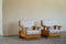 Mid-Century Brutalist Solid Pine Lounge Chairs, Sweden, 1970s, Set of 2, Image 19