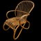 Rattan Armchairs, 1950s, Set of 2 9