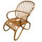 Rattan Armchairs, 1950s, Set of 2 3