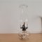 Portuguese Farmhouse Rustic Portable Lamp in Clear Glass by Cormache, 1940s 2