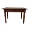 Louis Philippe Bistro Table with 1 Drawer in Oak 7