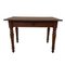 Louis Philippe Bistro Table with 1 Drawer in Oak, Image 7