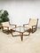 Bamboo & Rattan Safari Sofa, Chairs & Table, Set of 4 5