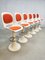 Space Age Two-Tone Tulip Barstools, Set of 6 1