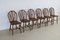 Vintage Wooden Chairs, Set of 6 6