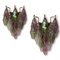 Polygon Sconces in Murano Glass, Set of 2 1