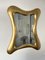 Italian Free Form Gold Leaf Mirror by Banci, 1990s, Image 11