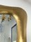 Italian Free Form Gold Leaf Mirror by Banci, 1990s, Image 5