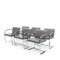 Brno Chairs by Ludwig Mies Van Der Rohe for Knoll, 1980s, Set of 6 2