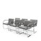 Brno Chairs by Ludwig Mies Van Der Rohe for Knoll, 1980s, Set of 6, Image 2