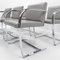 Brno Chairs by Ludwig Mies Van Der Rohe for Knoll, 1980s, Set of 6 9