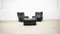 Armchairs and Ottoman by Michel Cadestin for Airborne, Set of 3 3