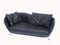 DS-102 Sofa aus schwarzem Leder von De Sede 1