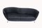 DS-102 Sofa aus schwarzem Leder von De Sede 9