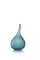 Medium Aquamarin Polierte Drops Vase von Renzo Stellon 1