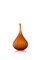 Mittelgroße polierte Drops Vase in Orange von Renzo Stellon 1