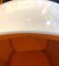 Finnischer Space Age Ball Chair in Orange & Weiß von Eero Aarnio für Adelta 8