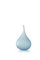 Jarrón Drops mediano de aguamarina satinada de Renzo Stellon, Imagen 1