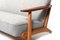 Danish 3-Seat Sofa in Solid Oak and Teak, 1950s, Image 7