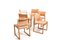 BM61 & BM62 Dining Chairs in Oak and Cane by Børge Mogensen for Fredericia, Set of 6 7