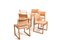 BM61 & BM62 Dining Chairs in Oak and Cane by Børge Mogensen for Fredericia, Set of 6, Image 7