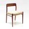 Model 75 Chairs by Niels Möller, 1960s, Set of 6 2