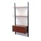 Vintage Wall Unit with Two Shelves and Cabinet, 1960s, Image 2