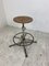 Tabouret Pivotant Ajustable Industriel Vintage par Friso Kramer pour Ahrend, 1960s 1