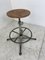 Vintage Industrial Adjustable Swivel Stool by Friso Kramer for Ahrend, 1960s 5