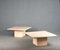 Travertine Tables by Fedam, Set of 2 4