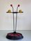 Vintage French Roger Feraud Style Umbrella Stand in Cast Iron and Wood, Image 2