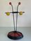 Vintage French Roger Feraud Style Umbrella Stand in Cast Iron and Wood, Image 1