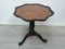 Black & Copper Round Side Table, 1940s 1