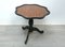 Black & Copper Round Side Table, 1940s 2