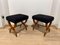 Early 19th-Century Stools in Cherry Wood, France, 1820s, Set of 2 3