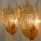 Murano Glass and Gold-Plated Wall Sconce from Barovier & Toso, 1960s 12