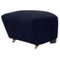 Blue Smoked Oak Hallingdal The Tired Man Footstool from by Lassen 1